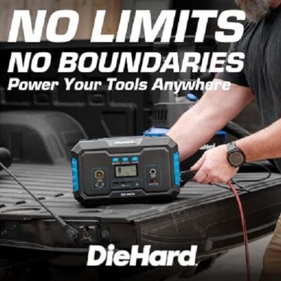 DieHard Portable Power Station 500-Watt (1000-Watt Peak) 519.48Wh - Quiet Solar - Picture 2 of 7